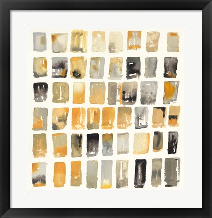 Framed City Windows I Autumn Print