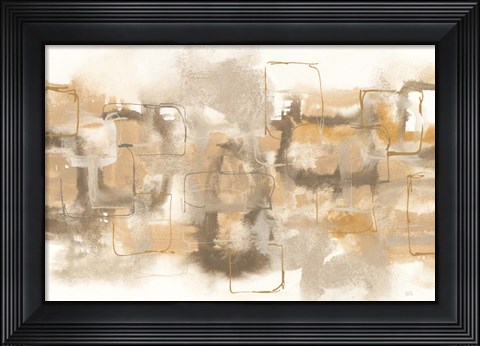 Framed Golden Neutrals II Print