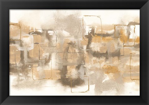 Framed Golden Neutrals II Print