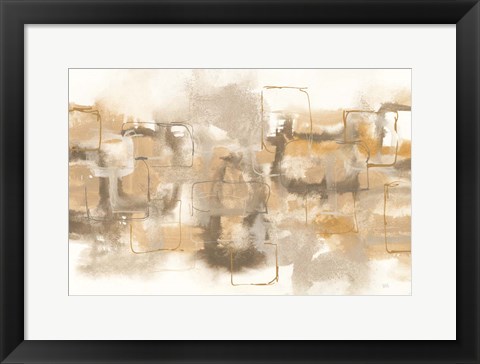 Framed Golden Neutrals II Print