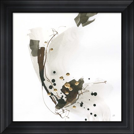 Framed Gold Dots III Print