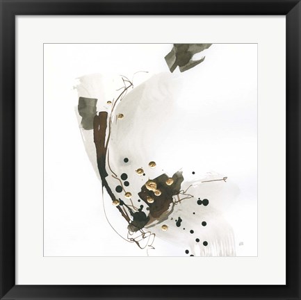 Framed Gold Dots III Print