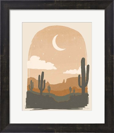 Framed Warm Desert II Print