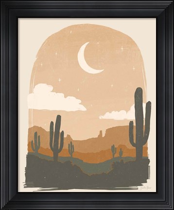 Framed Warm Desert II Print