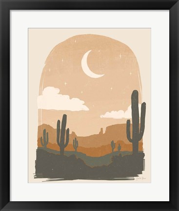 Framed Warm Desert II Print