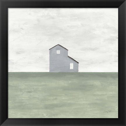 Framed Rural Simplicity I Print