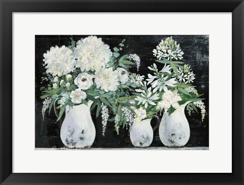 Framed Late Summer Bouquet IV Print