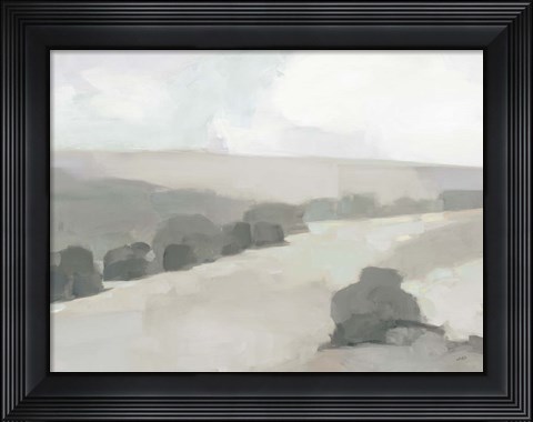 Framed Light in the Valley Neutral Print