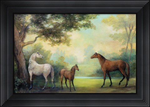 Framed Near the Pasture Print