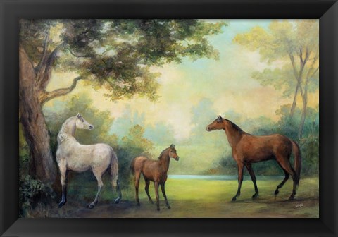 Framed Near the Pasture Print