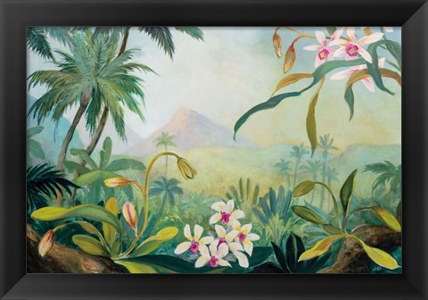 Framed Dreamy Tropics Print