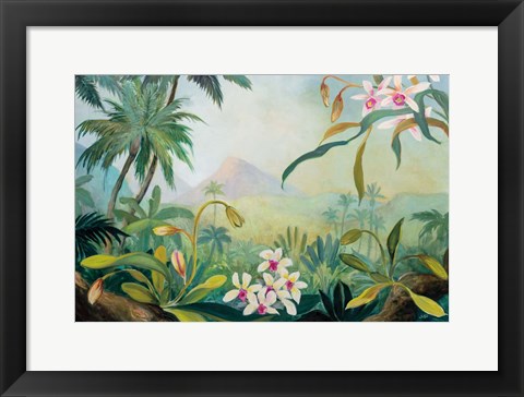 Framed Dreamy Tropics Print