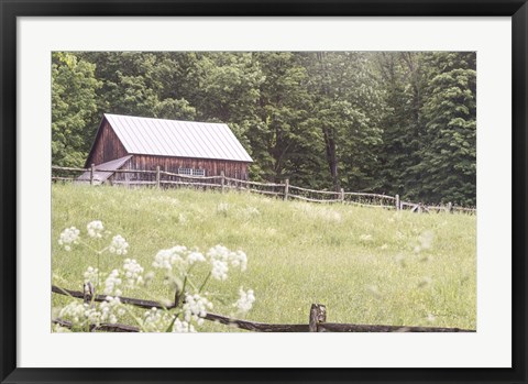 Framed Summer Farm I Print