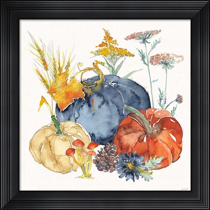 Framed Fall Flair III Print