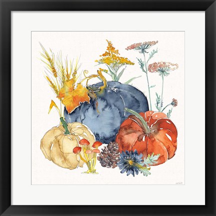 Framed Fall Flair III Print