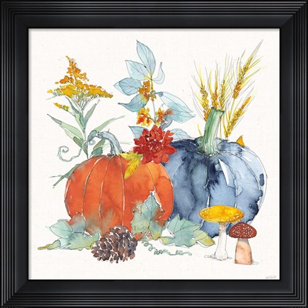 Framed Fall Flair II Print