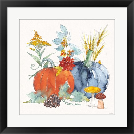 Framed Fall Flair II Print