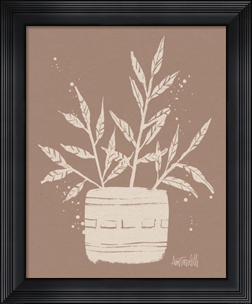 Framed Dreamy Boho Botanical Sketches IX Print