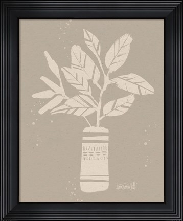 Framed Dreamy Boho Botanical Sketches VI Print