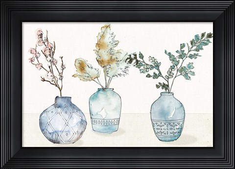 Framed Fresh Farmhouse I Blue Print
