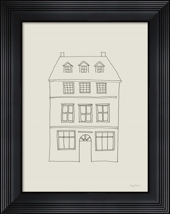 Framed Buildings of London IV Print