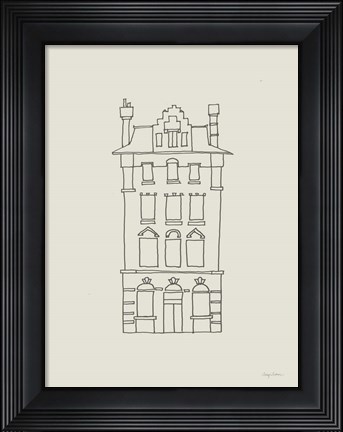 Framed Buildings of London III Print