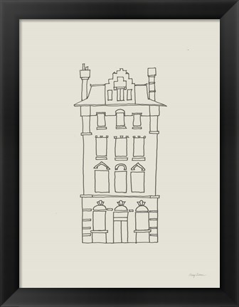 Framed Buildings of London III Print