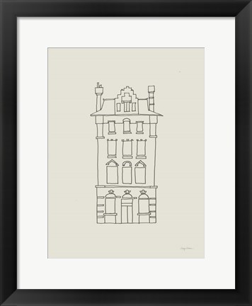 Framed Buildings of London III Print