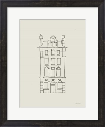 Framed Buildings of London III Print