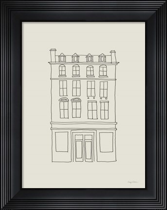 Framed Buildings of London II Print