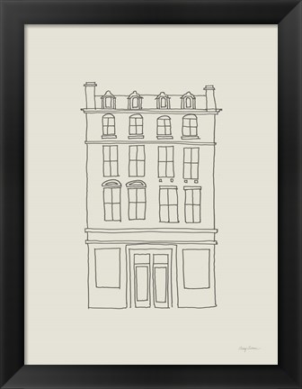 Framed Buildings of London II Print
