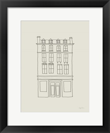 Framed Buildings of London II Print