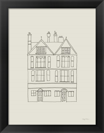 Framed Buildings of London I Print