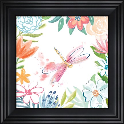 Framed Flower Fun III Print