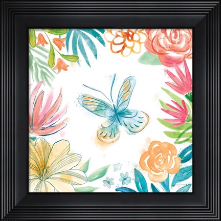 Framed Flower Fun II Print