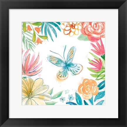 Framed Flower Fun II Print