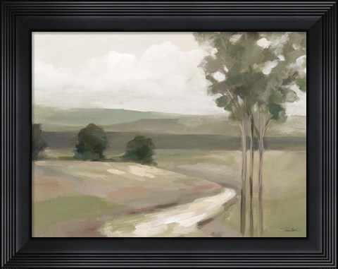 Framed Olive Trees Print