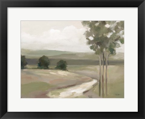 Framed Olive Trees Print