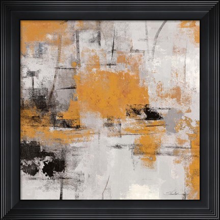Framed Stone Gardens III Autumn Print
