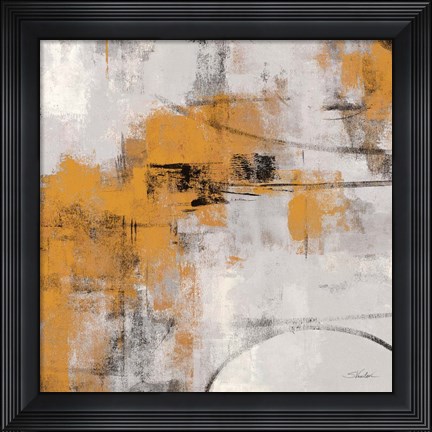 Framed Stone Gardens II Autumn Print