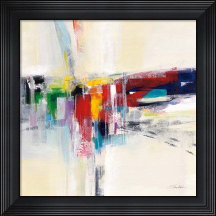 Framed Rainbow Kaleidoscope Print