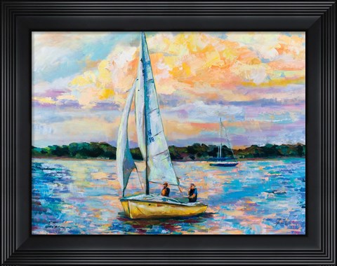 Framed Sunday Sail Print