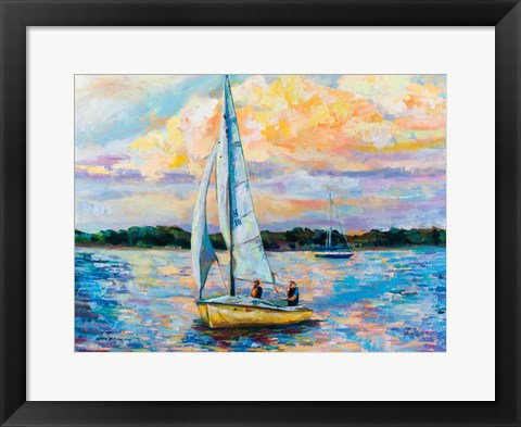 Framed Sunday Sail Print