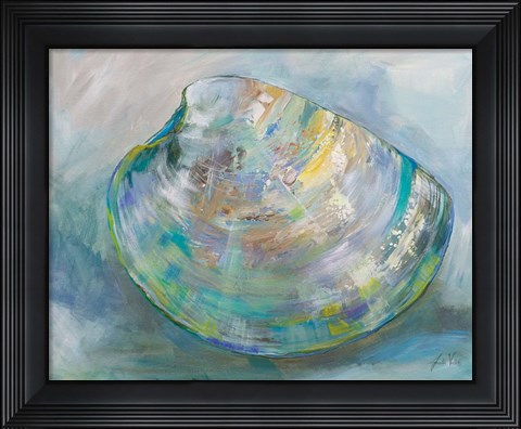 Framed Beach Comber I Print