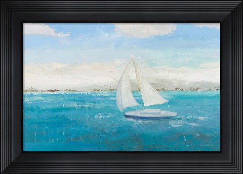 Framed Sailing Into the Blue Print