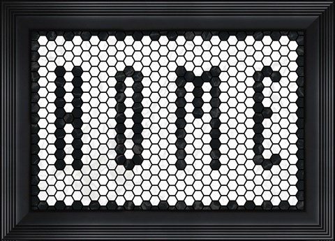 Framed Home Tiles Print