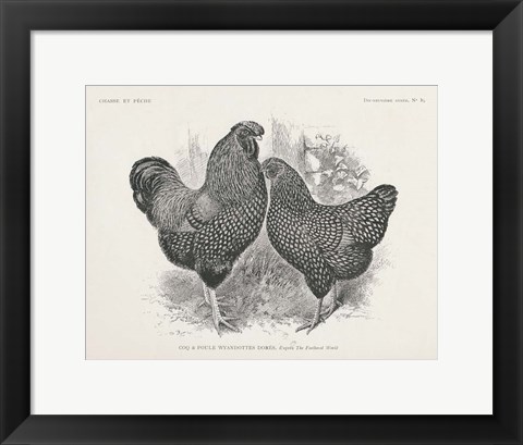 Framed Vintage Farm Life I Print