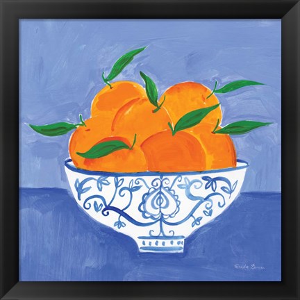 Framed Orange Still Life Print