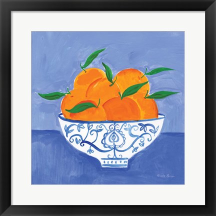 Framed Orange Still Life Print