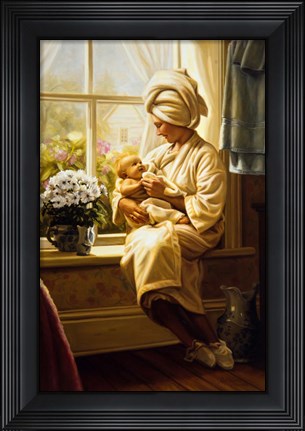 Framed Mother And Child Print